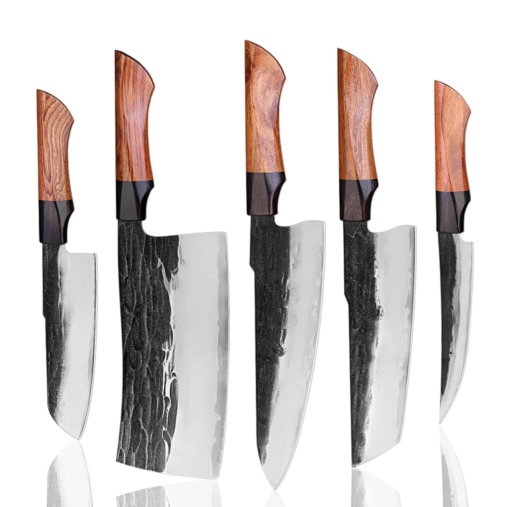 Japanese Knife Set - 5PCS Ultra Sharp High Carbon Chef Knives