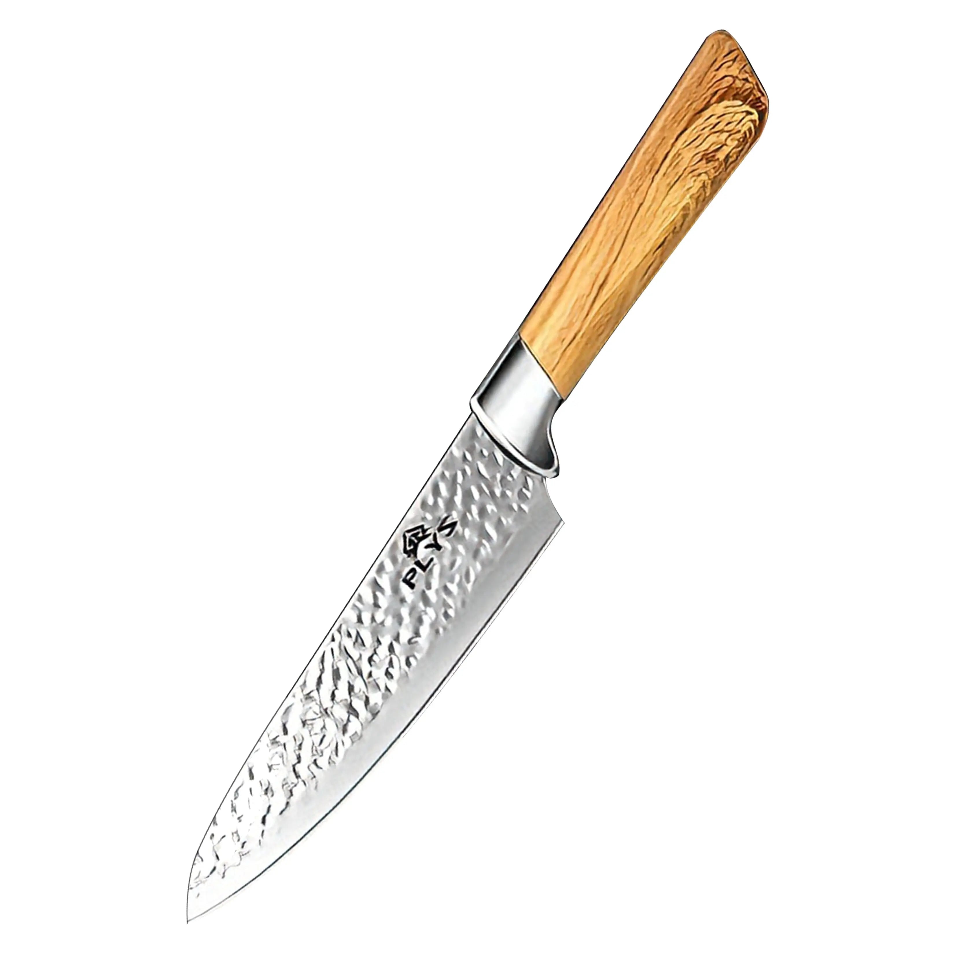 Seiko 6-Piece Japanese Knife Set with Wood Grain Handles