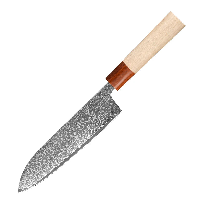 7-Piece Japanese Knife Set – 67-Layer Damascus Steel Chef's Knives