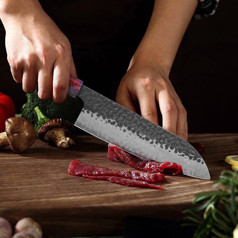 Japanese Knife Set - VG10 Damascus Steel