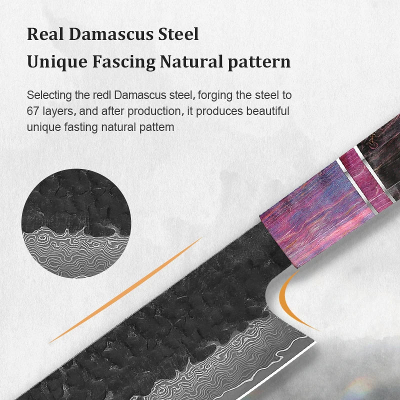 Japanese Knife Set - VG10 Damascus Steel