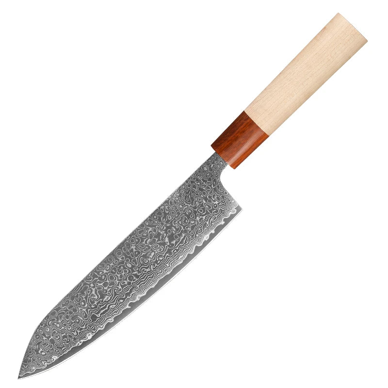 7-Piece Japanese Knife Set – 67-Layer Damascus Steel Chef's Knives