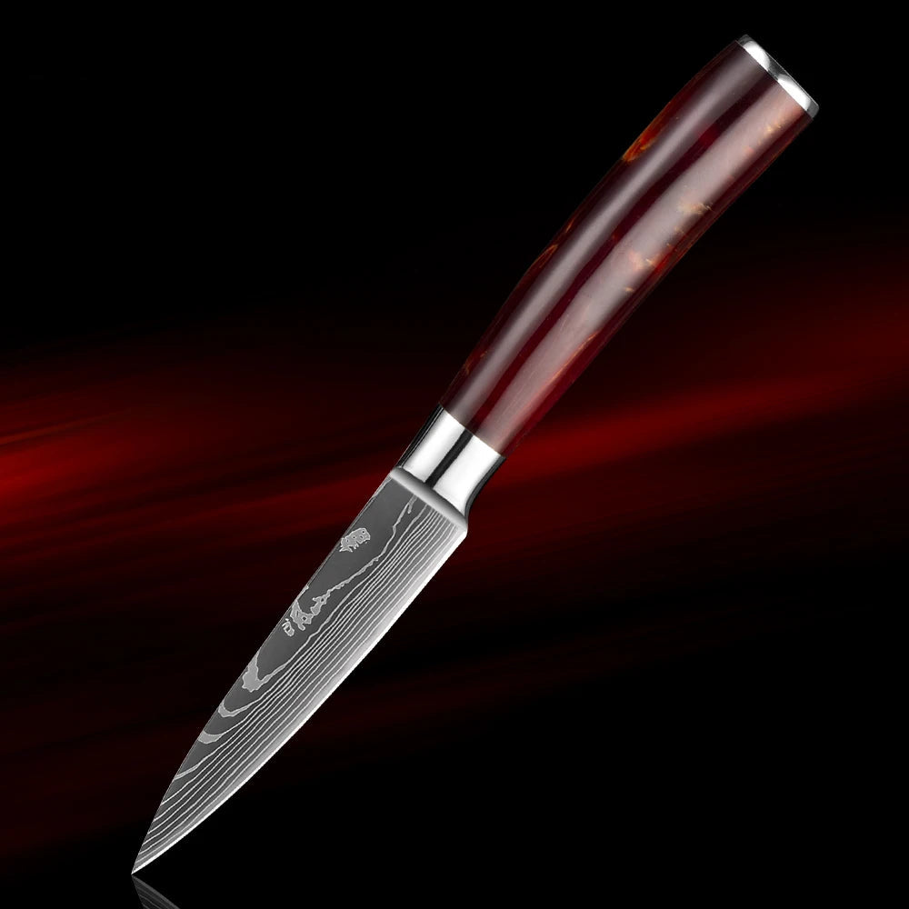 8-Piece Japanese Knife Set - Ultra Sharp Stainless Steel Kitchen Knives