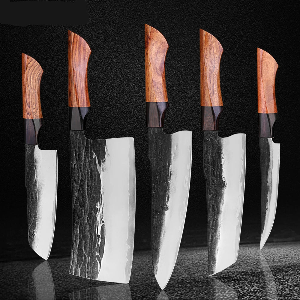 Japanese Knife Set - 5PCS Ultra Sharp High Carbon Chef Knives