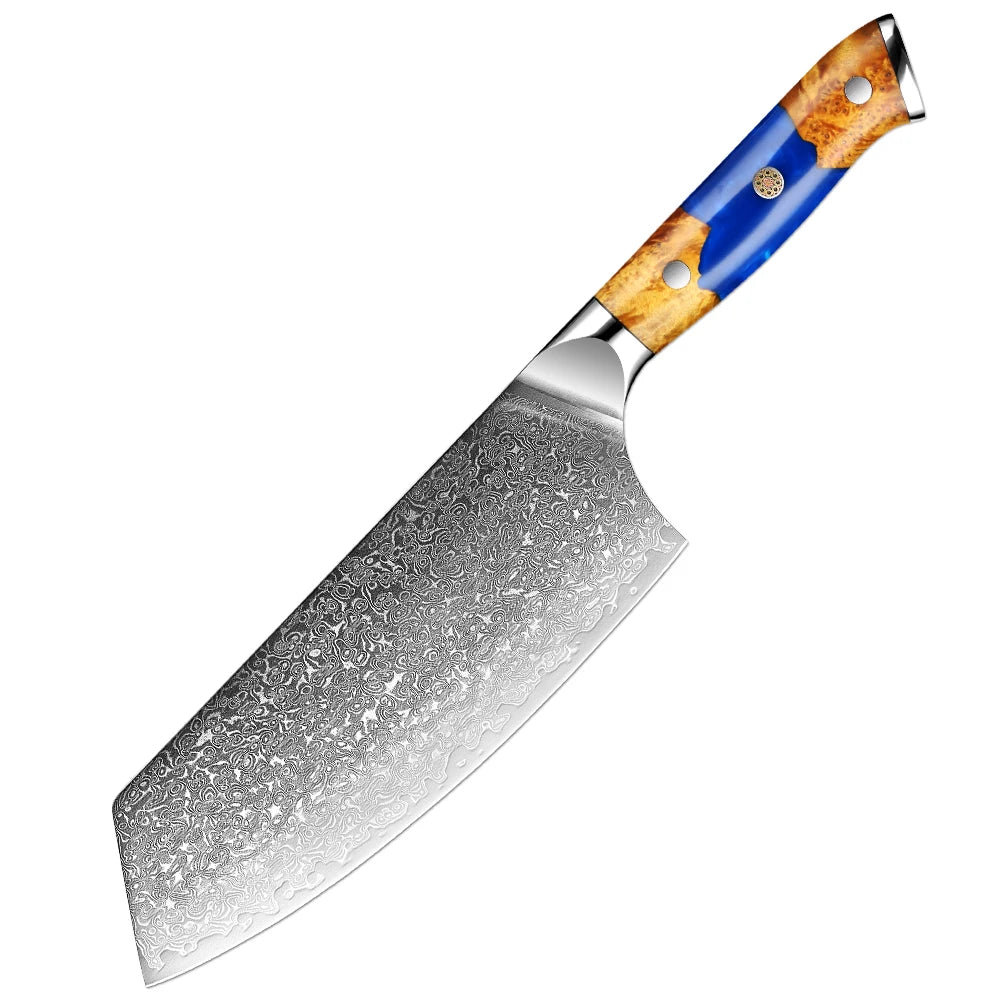 Xituo 67-Layer Japanese Knife Set - Professional Chef Knives with Resin Wooden Handle