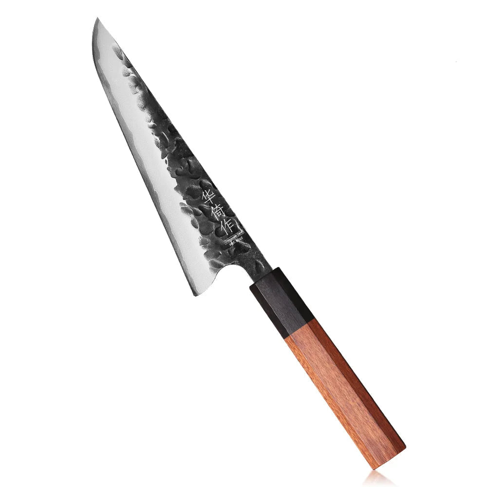 Japanese Knife Set: 3-Piece Utility Honesuki, Nakiri, Kiritsuke Professional Chef Knives