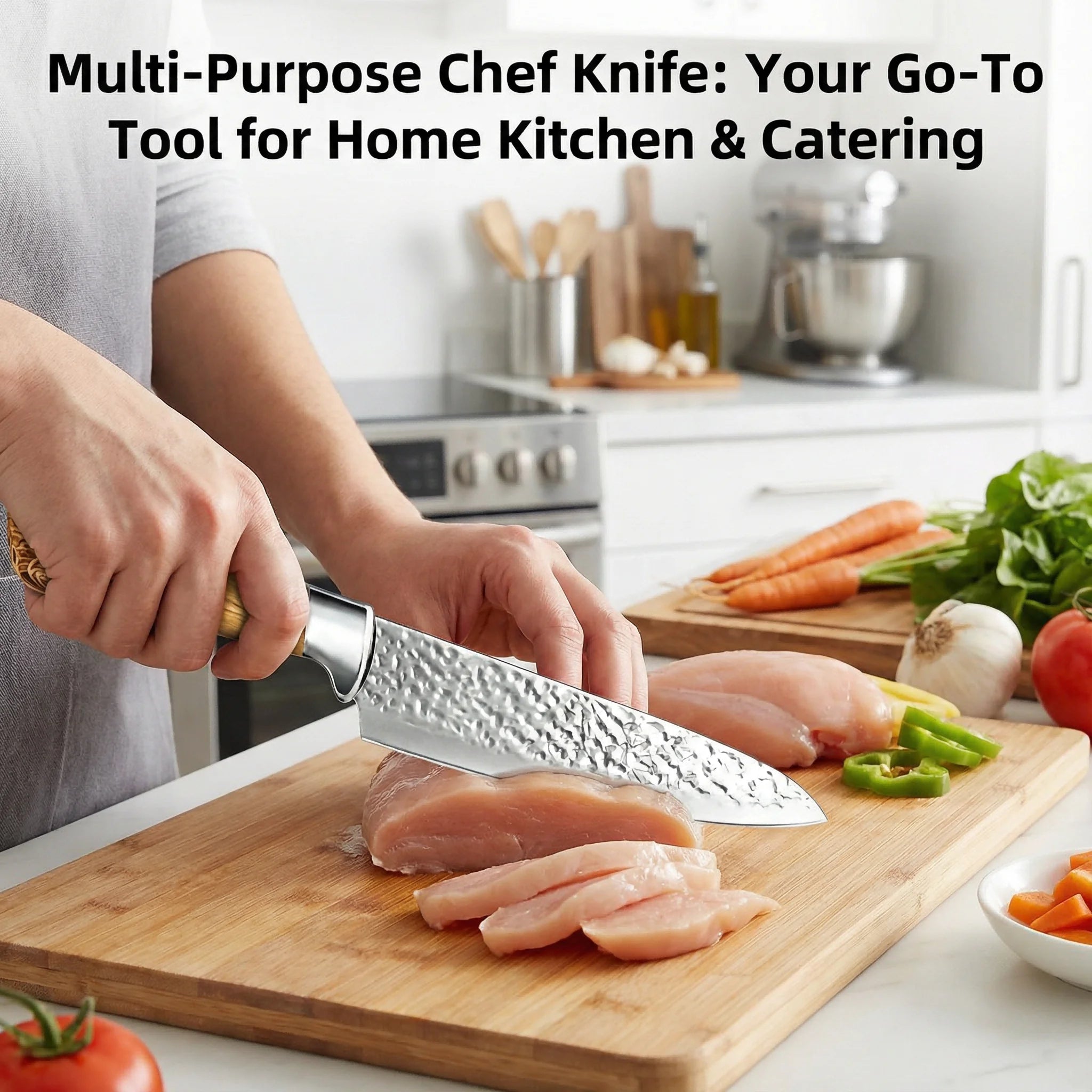 Seiko 6-Piece Japanese Knife Set with Wood Grain Handles